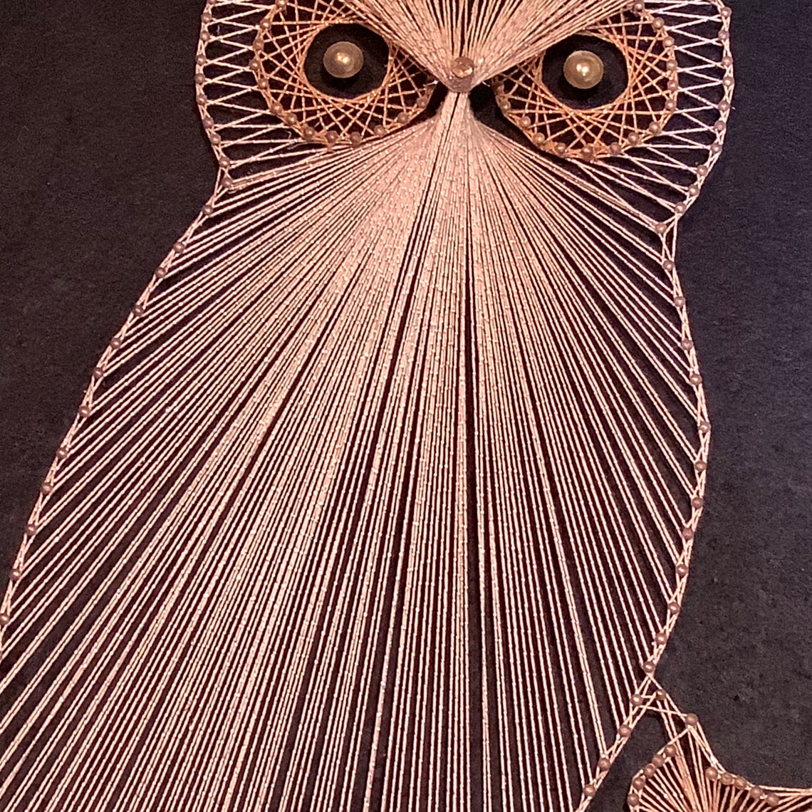 String Art Owl Picture - Etsy