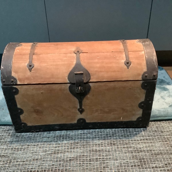 Wood Treasure Chest Etsy