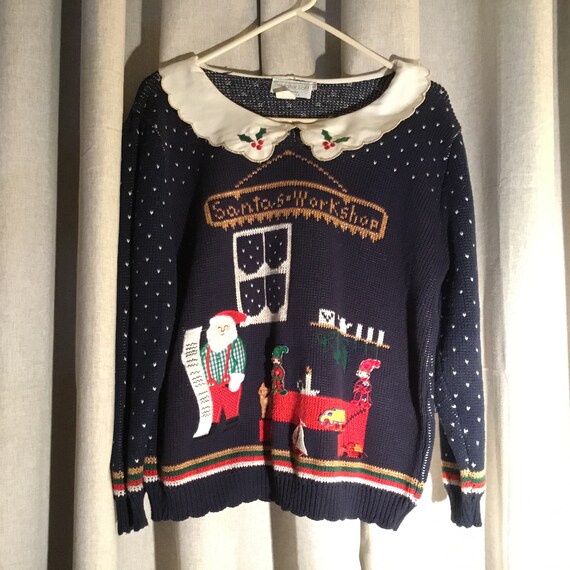 Santa’s Workshop Christmas Sweater