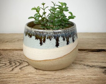 Unique handmade ceramic planter ready to gift.