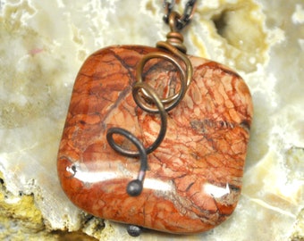 Red Porcelain Jasper Necklace