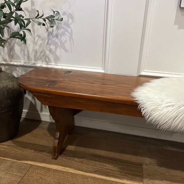 Antique Entry Bench Etsy