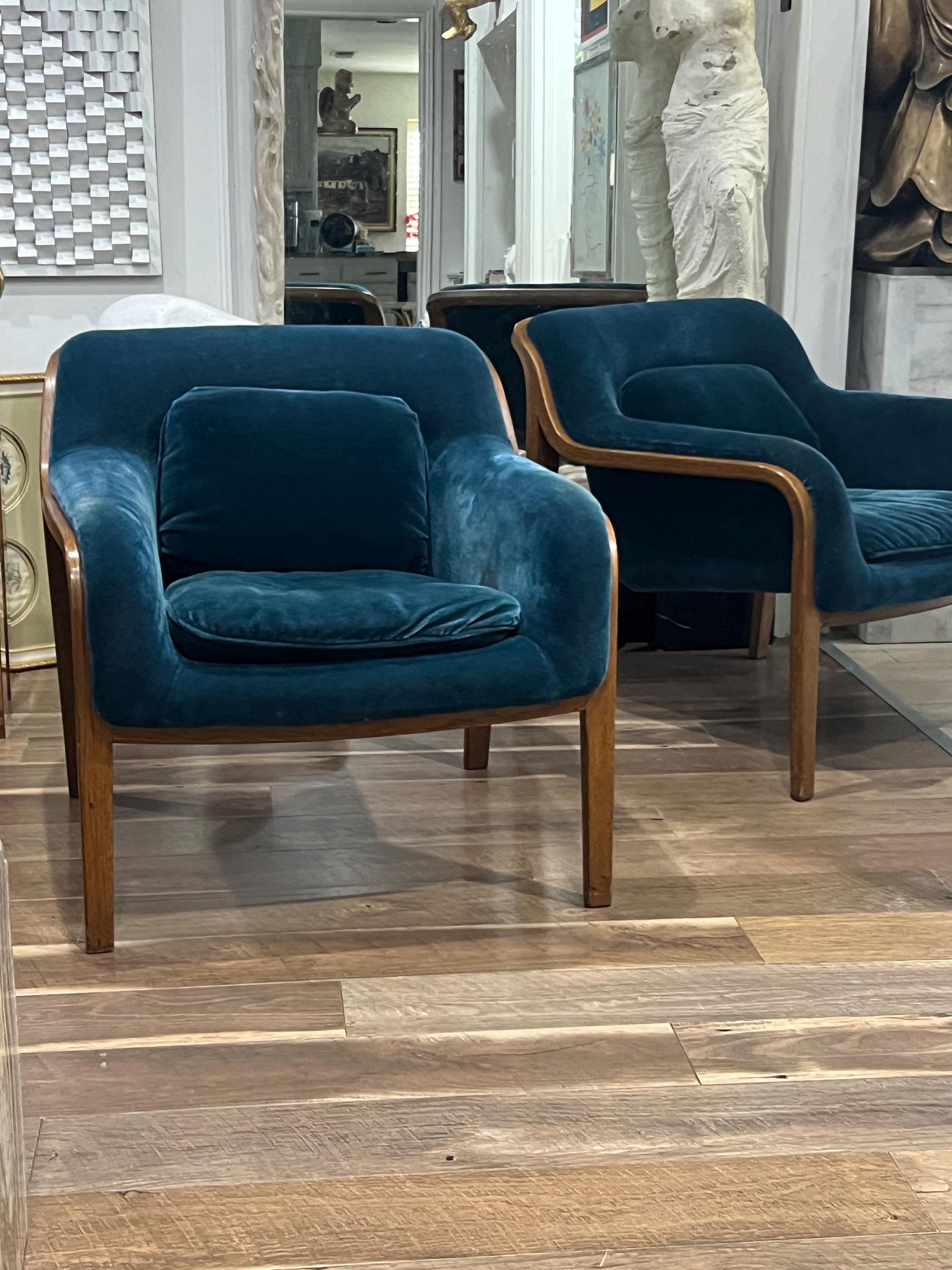 希少　knoll ファブリックチェア　椅子　ヴィンテージ Vintage Knoll Chairs - Etsy