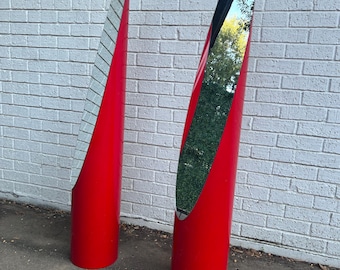 Post Modern Style Lipstick Mirror in Red FREE US SHIPPING
