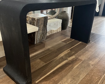 Vintage textured stone waterfall console table FREE US SHIPPING