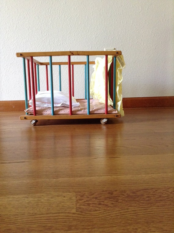Antique Baby Doll Crib Vintage Doll Crib Etsy