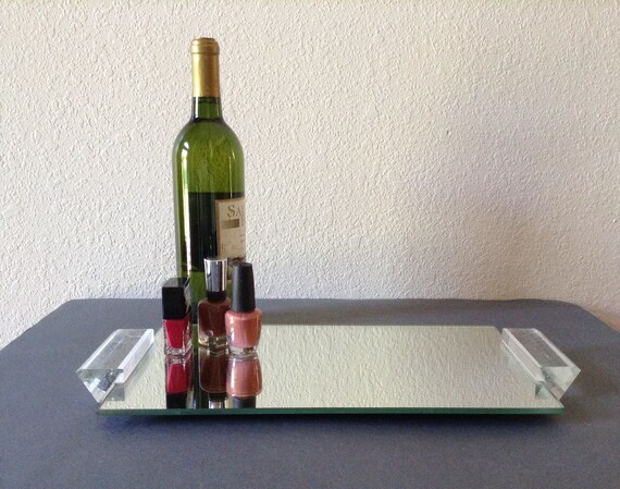 Vintage Mirror Tray Serving Vanity Candle Serving Tray Vanity Candle