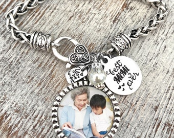MiMi geschenk van Grandkids-oma sieraden-beste MiMi ooit armband-foto sieraden voor oma-Mother's Day Gift Ideas-Grammy-Mom-GiGi-Memaw