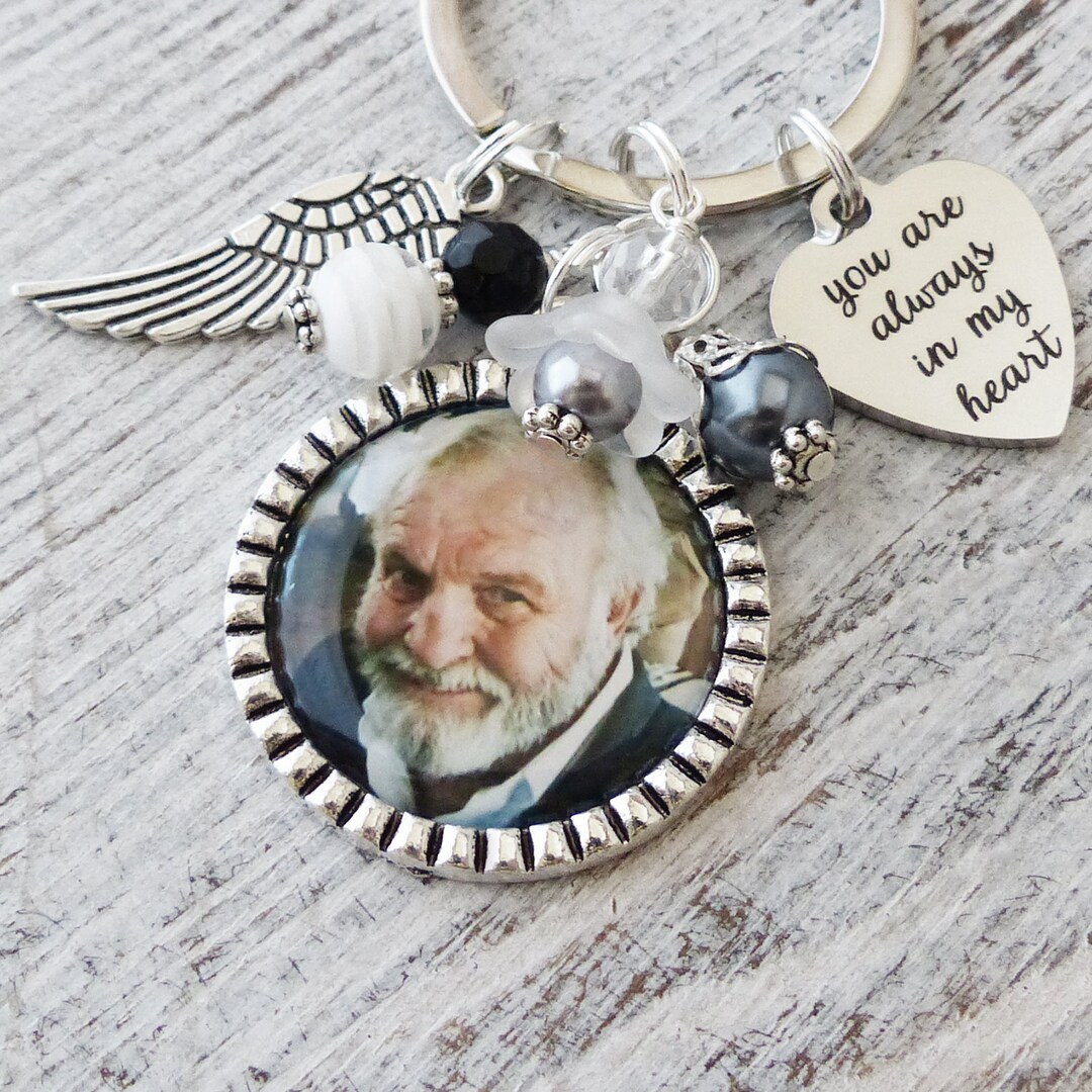 Photo Memorial Keychain, Photo Memory Gifts, Remembrance, You Are ...