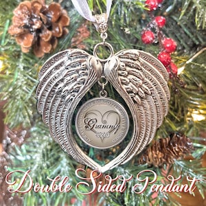 Mom Memorial Christmas Ornament-Always Loved Never Forgotten Forever Missed-Personalized Christmas Memory Gift Picture-In Loving Memory-2023