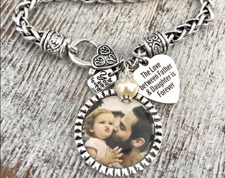 Bracciale Con Ciondolo Per Figlia 'A Mia Figlia Non Dimenticarlo Mai Ti Amo' – Acciaio Inossidabile, Regalo Emozionale