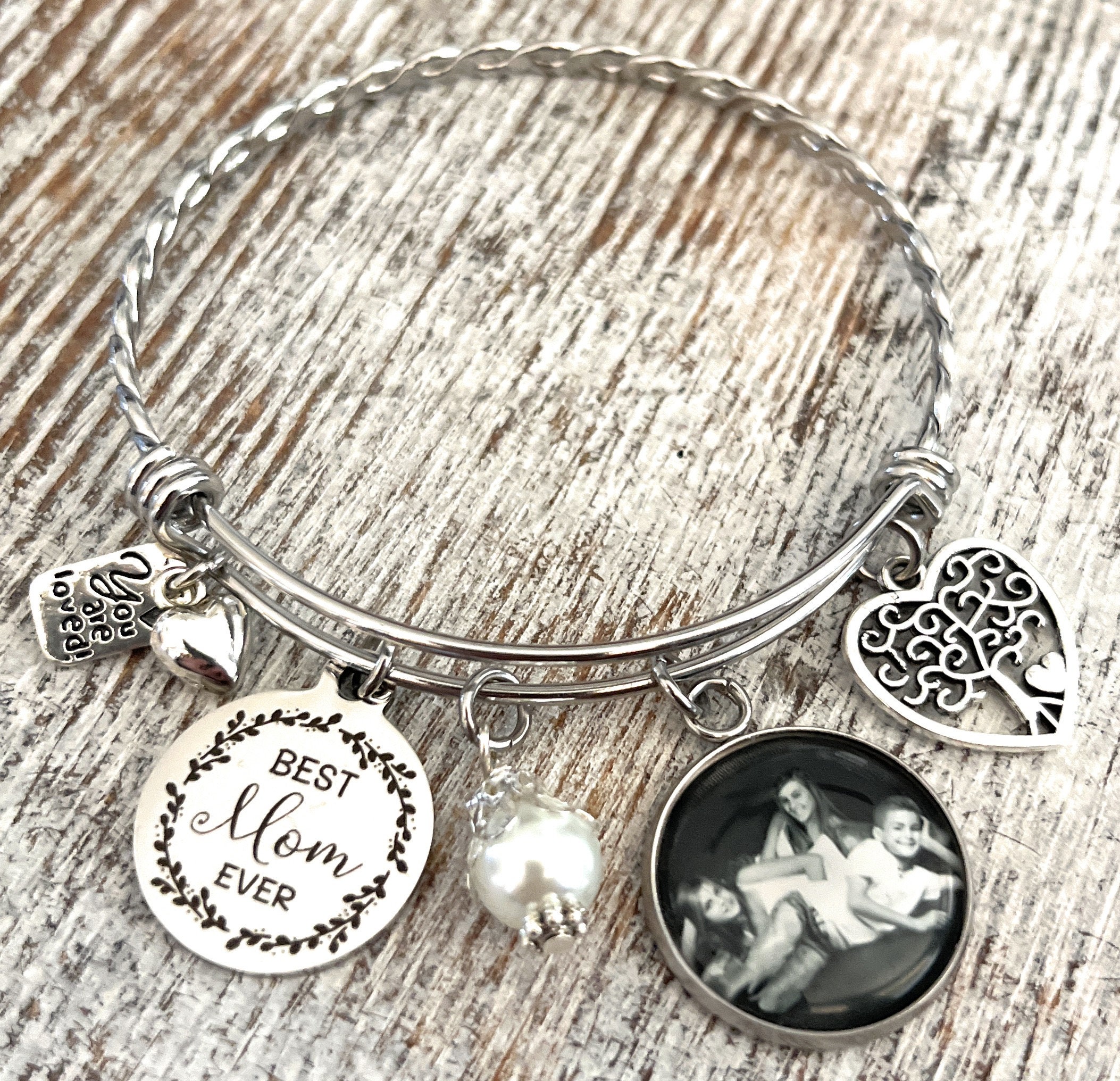 Mom Bracelet With Photo of Children-photo Jewelry for Moms-best