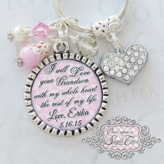 Grandma of the Groom Jewelry Grandmother Gift Personalized