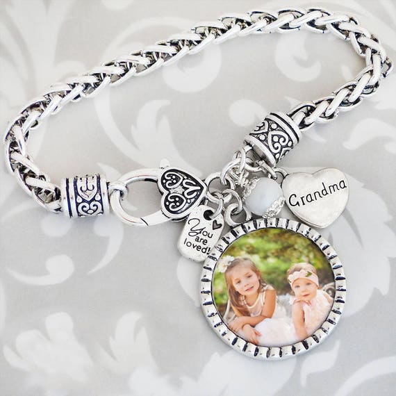 Jewellery Grandma Charm Bracelet Grandma Photo BRACELET