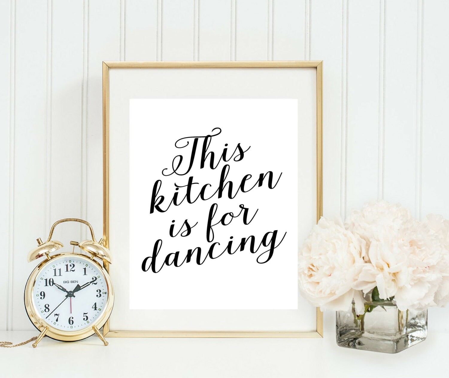 This Kitchen is for Dancing Printable Kitchen Sign | Etsy
