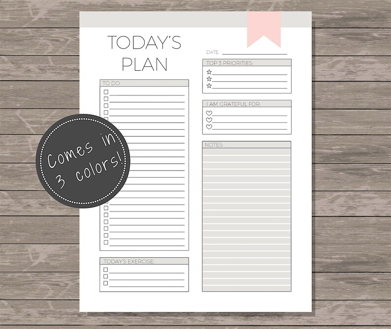 Daily Planner Planner Printable Daily Planner Printable Goal Planner To Do List 2022 Planner To Do List Printable Daily To Do image 2