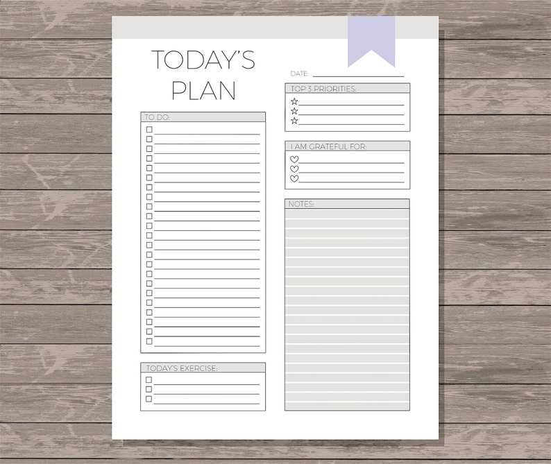 Daily Planner Planner Printable Daily Planner Printable Goal Planner To Do List 2022 Planner To Do List Printable Daily To Do image 4