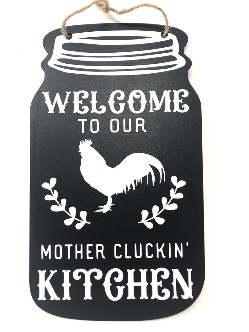 Sign Mason Jar Chalkboard Sign Kitchen Decor Etsy
