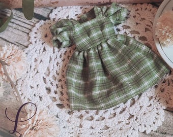 PULLIP/BLYTHE - Green Tartan Juliette Dress