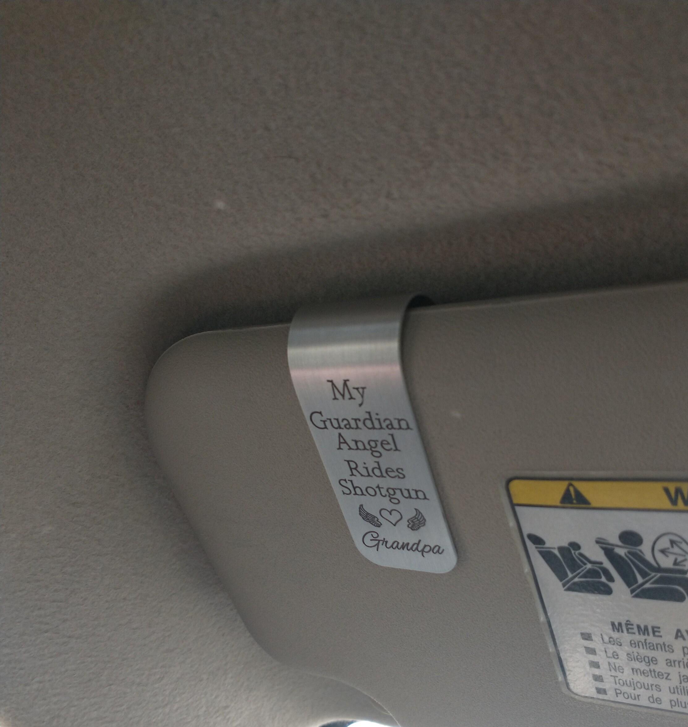 Clip Para Visera Del Coche Con Guardian Angel - Detalle De Ángel De La Guarda (Cristianismo)