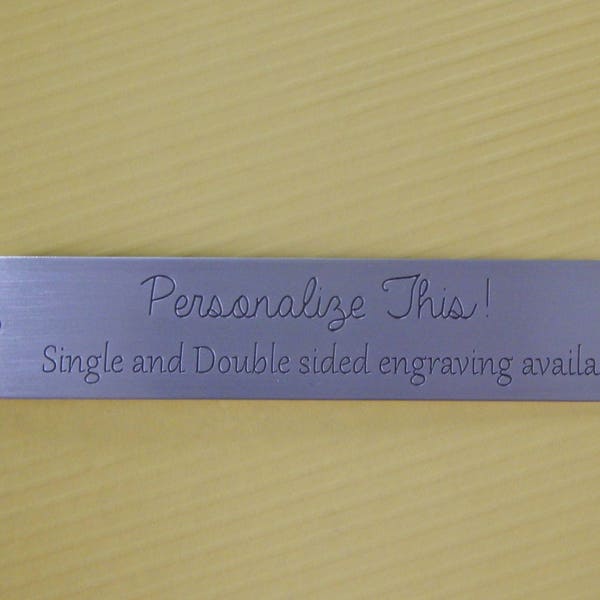 Engraved Aluminum Bookmark, Customized Bookmark, Gift for Family/Friend, Personalized, Teacher/Student Gift, Birthday, Graduation, Book Club