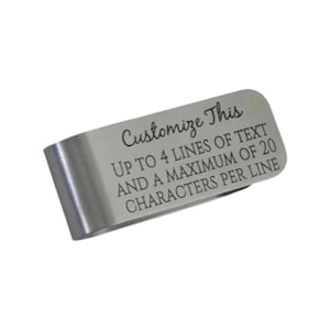 Engraved Aluminum Visor Clip, Customized Visor Clip, New Driver, Car Visor Clip, Gift for Him or Her, Sweet 16, Gift for Friend, Visor Clip
