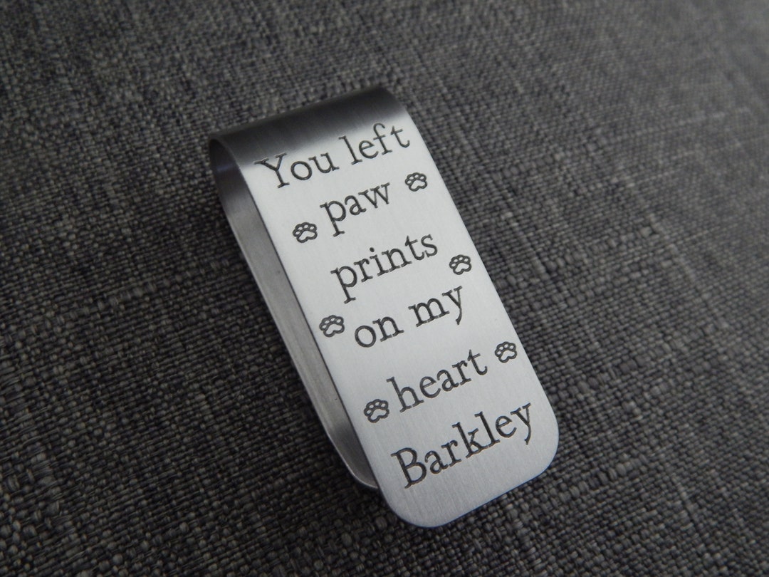 Pet Memorial Visor Clip Engraved Aluminum Dog/cat Visor Etsy