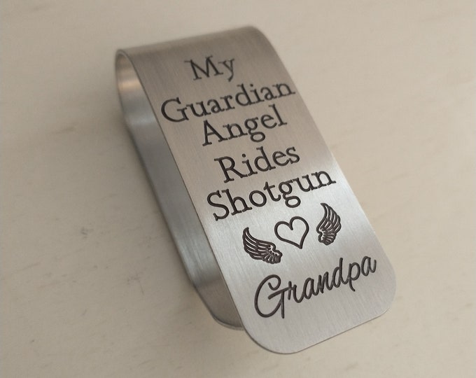 Best Friend Guardian Angel Visor Clip Etsy