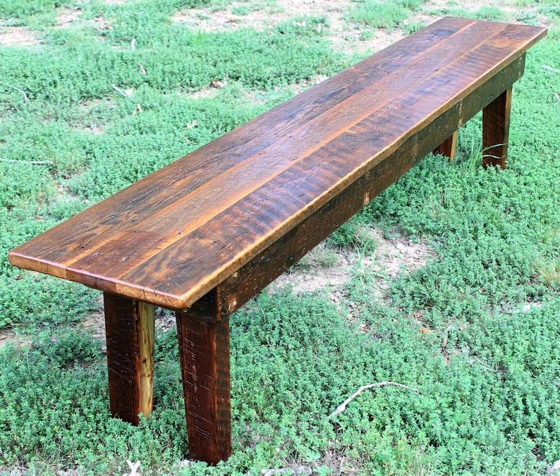 Bench Wood Bench Rustic Bench Reclaimed Wood Bench Etsy