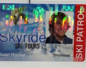 Custom Plastic ID Badge, Slot Punched, With Holographic quot Key Seal quot Overlay - Corporate ID, Press Badge, Nurses, Teachers - Custom ID Cards