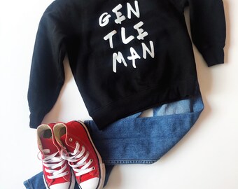 Back to school sweatshirt, Stay at home kids sweatshirt, Gentleman Sweatshirt, Toddler and Boys Sweatshirt, Cozy Good Boys Sweatshirt