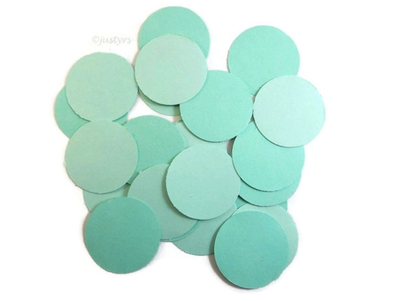 wedding circle confetti bridal shower confetti Blue wedding confetti 100 Blue Circle Confetti Baby shower circle confetti party decor