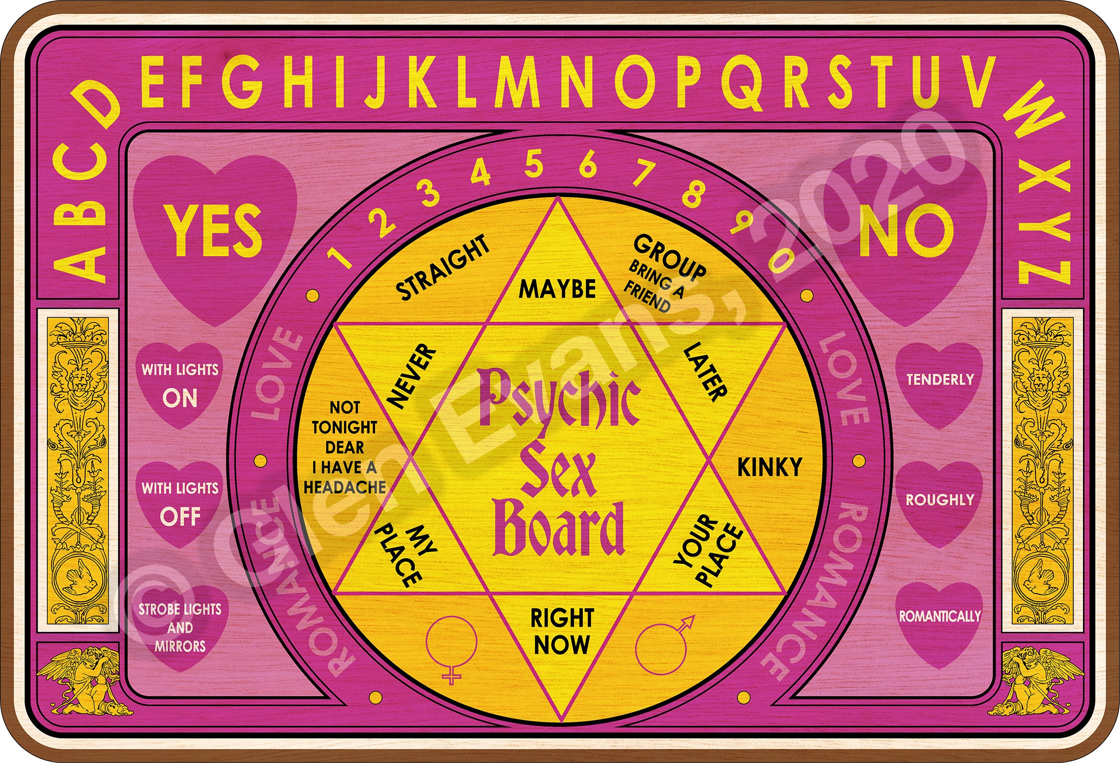 Instant Download Psychic Sex Board Talking Board Etsy