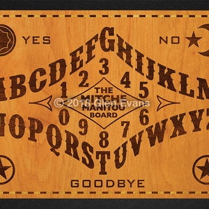 Instant Download Miche Manitou Spirit Board (Talking Board, Ouija Board) PDF and JPEG