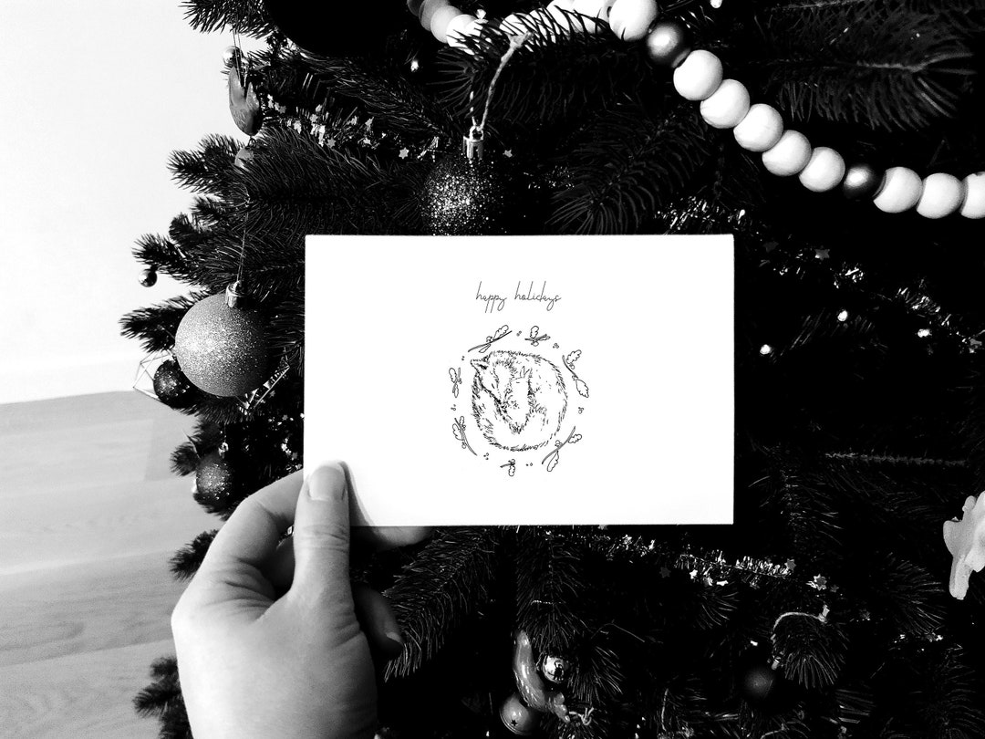 set-of-holidaycards-woodland-digital-download-handmade-etsy