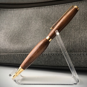 Walnut Wood Pen Hand Turned, Executive and Slimline Slimline