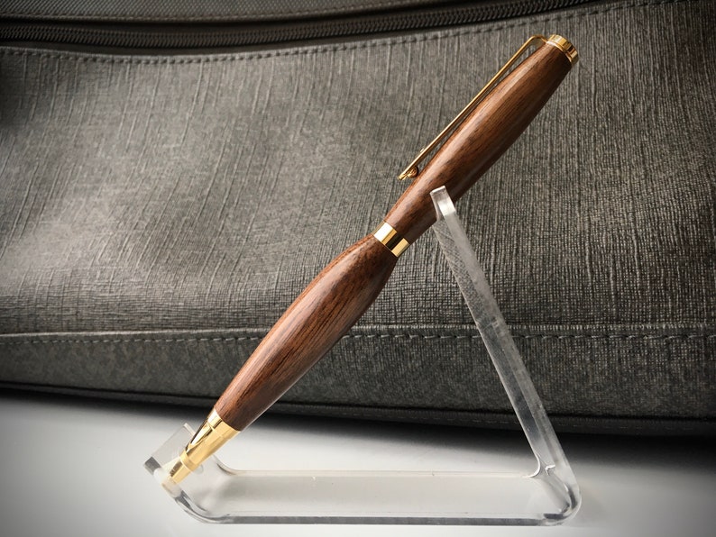 Walnut Wood Pen Hand Turned, Executive and Slimline Slimline