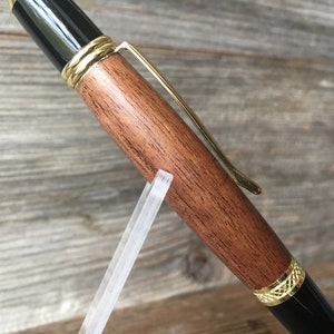 Walnut Wood Pen Hand Turned, Executive and Slimline image 6