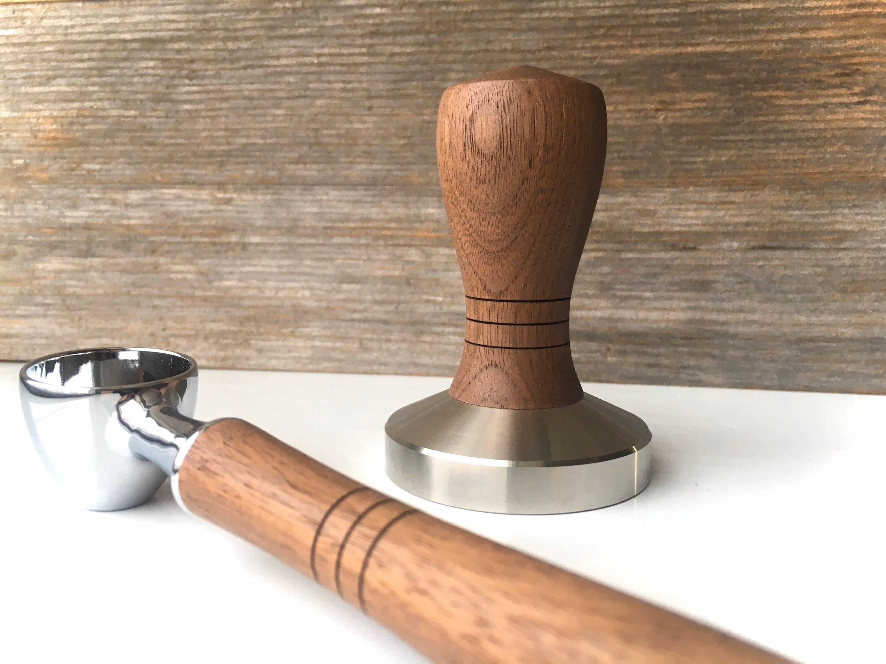 Walnut Espresso Tamper Etsy