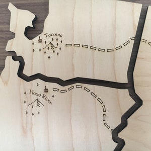 Customizable US Travel Map Magnetic Wood Pieces for Ongoing Personalization image 7