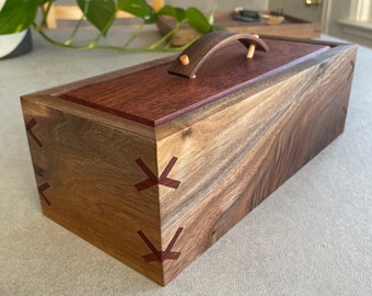 Walnut & Pau Rosa Keepsake Box