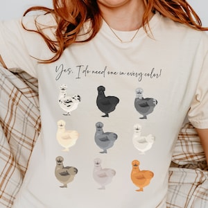 Silkie Chicken Mom T-Shirt Gift For Lovers Silkie Chicken Mom T-Shirt Gift For Lovers