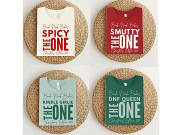 Personalized Book Club Christmas Shirt  Custom Reading Group Tees  Holiday Book Lover Gift  Matching Club Shirts  Funny Bookish Personality