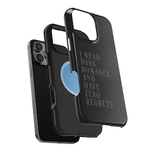 Dark Romance Bookish Phone Case MagSafe, Book Lover Gift, Reader Phone Case Booktok Style iPhone Samsung Case image 2