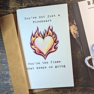Cartão de Dia das Mães TOG para impressão, cartão exclusivo para mães, formato grande, dobrável e impresso, sem necessidade de acabamento, presente Fireheart