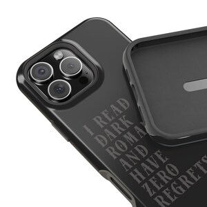 Dark Romance Bookish Phone Case MagSafe, Book Lover Gift, Reader Phone Case Booktok Style iPhone Samsung Case image 4
