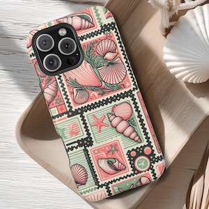 Seashell Summer iPhone Case  MagSafe® compatible Retro Sardine Tin iPhone 16 Case  La Dolce Vita Fish Case  Aesthetic Protective Phone Cover