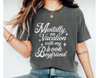 Funny Tee for Readers Bookish Comfort Colors Bookish Shirt Cute Reading Tee Cozy Reader Book Club Shirt Introvert Book Tee Reading Gift