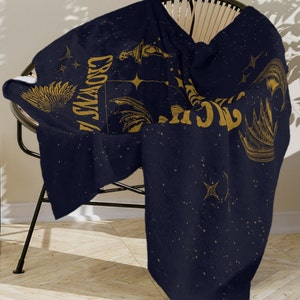 The Serpent and The Wings of Night Reading Blanket Crown of Nyaxia Carissa Broadbent Officially Licensed merch Bookish Gift Book Nook Decor image 2