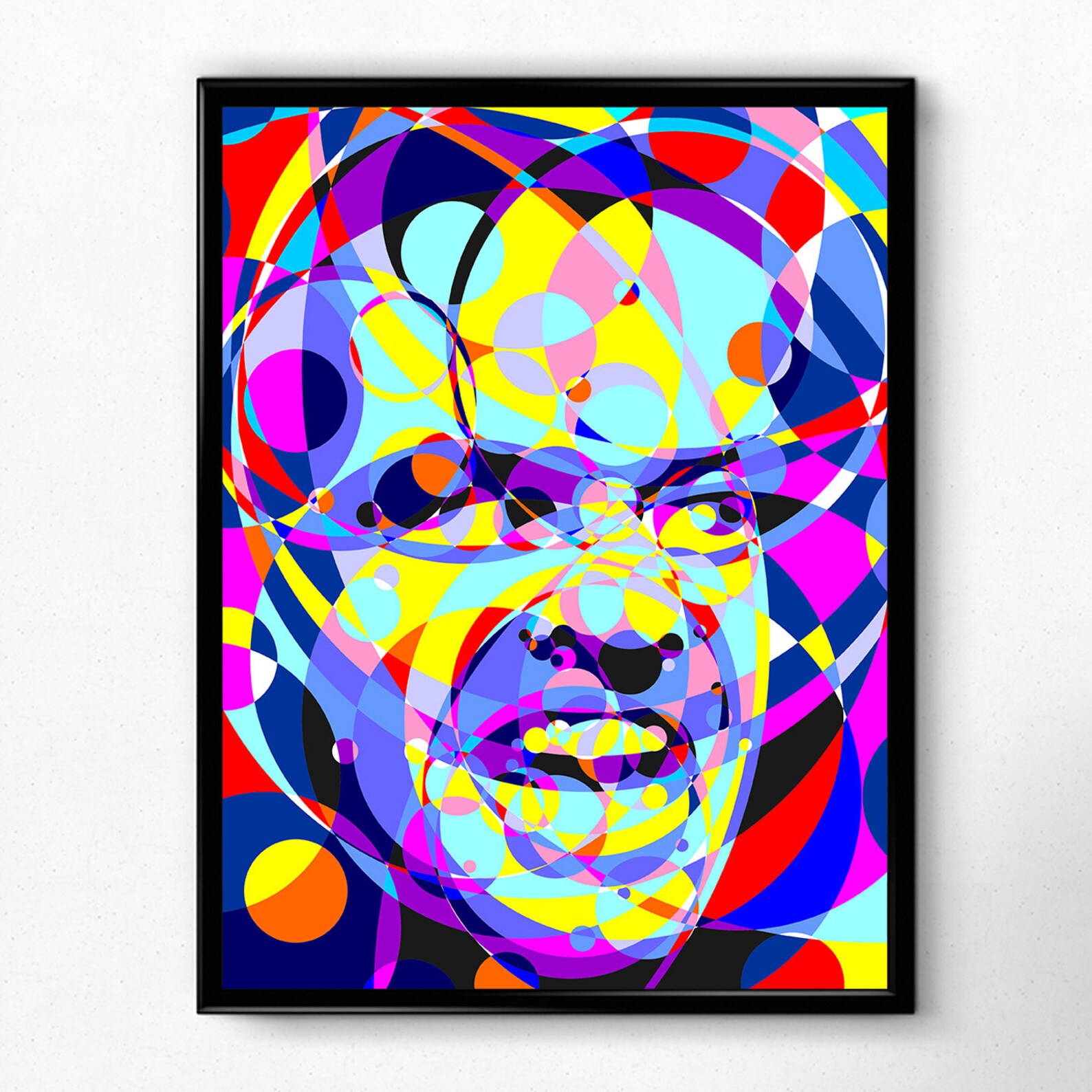 Shining art decor wall art pop art Color print Shining art Etsy